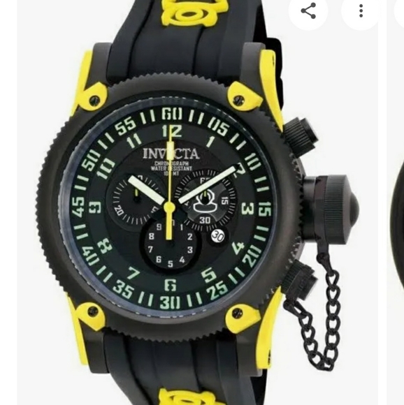 Invicta Black and Yellow Sport Watch - Picture 1 of 15